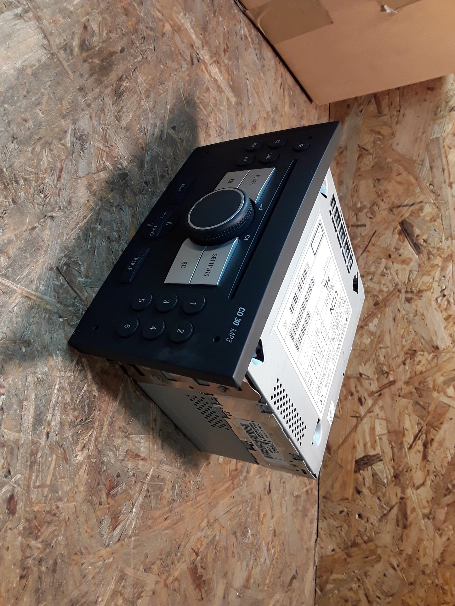 Meriva A CD-Autoradio Kohlefarbe anthrazit original GM Opel NEU
