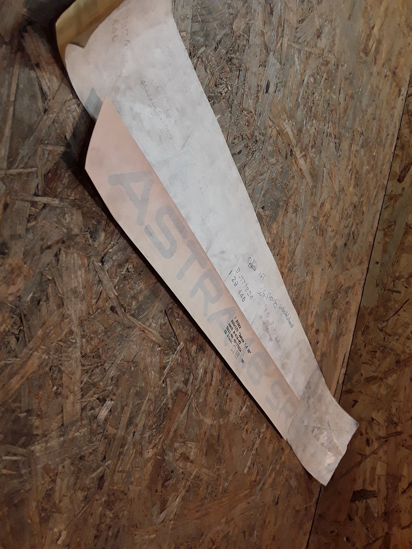 Astra 1,6l Schriftzug selbstklebend original GM Opel NEU