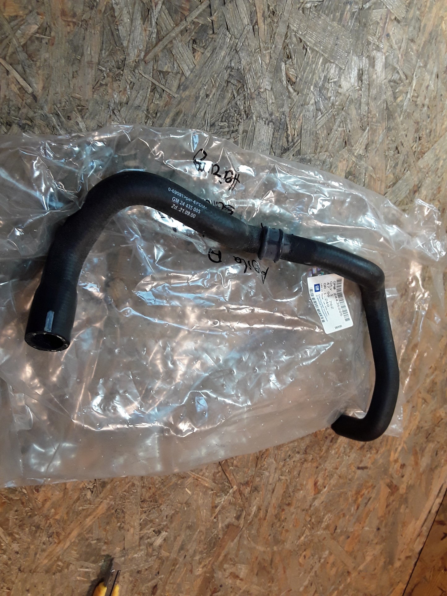 Agila A Rücklauf Schlauch Heizung original GM Opel NEU