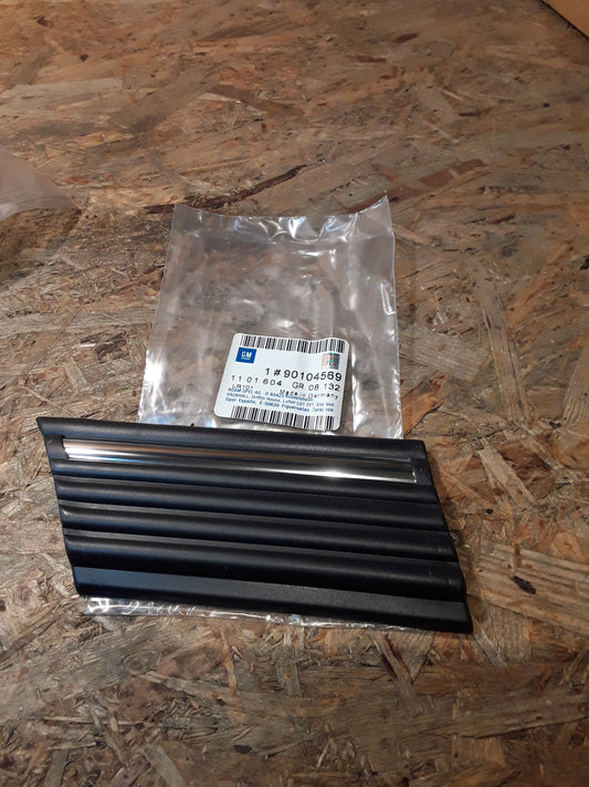 Ascona C Zierleiste Kotflügel Vordertüre links schwarz original GM Opel NEU