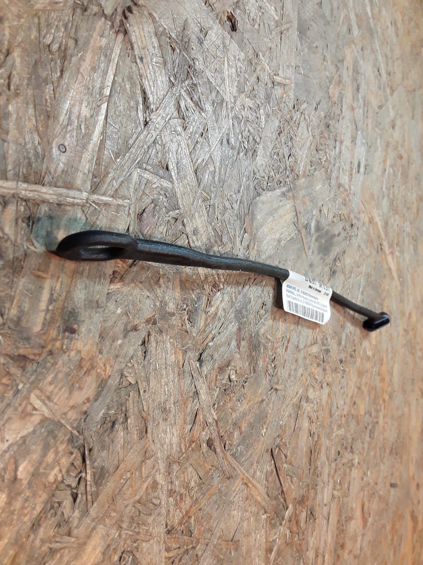 Kadett E Laderaumabdeckung Halteband schwarz Länge 220mm original GM Opel NEU