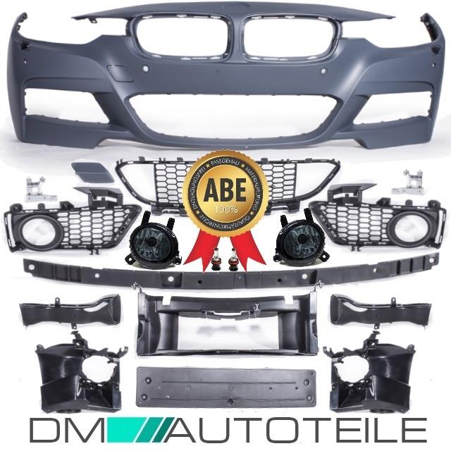 Stoßstange vorne SRA+PDC + NSW Smoke passt für BMW F30 F31 Serie & M-Paket 11-17