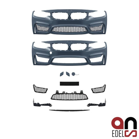 AN Evo Stoßstange vorne für SRA mit/ohne PDC passt für BMW 4er F32 F33 F36 nicht M4+ Gutachten