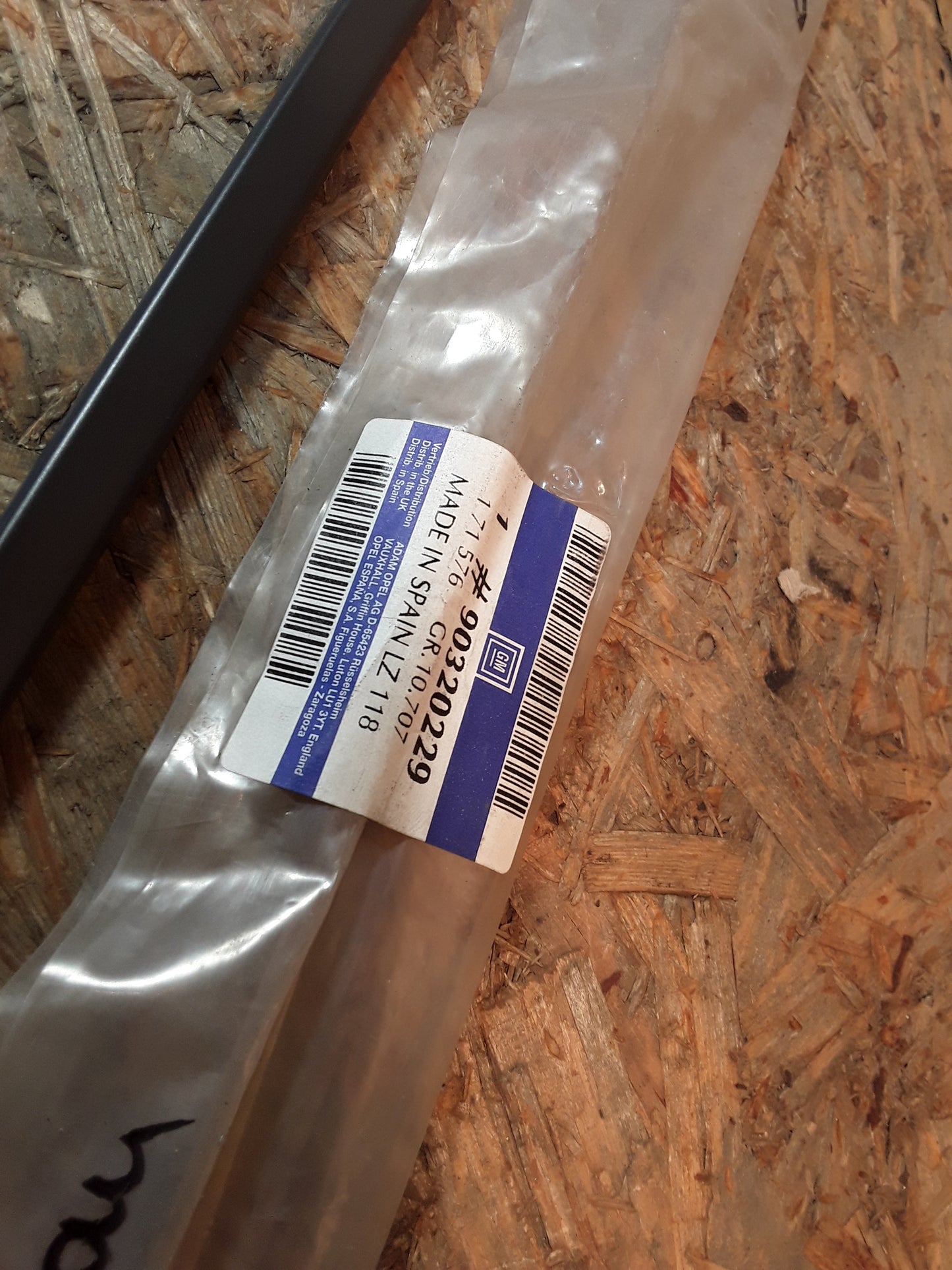 Corsa A Zierleiste h.l Blau/Grau original GM Opel NEU