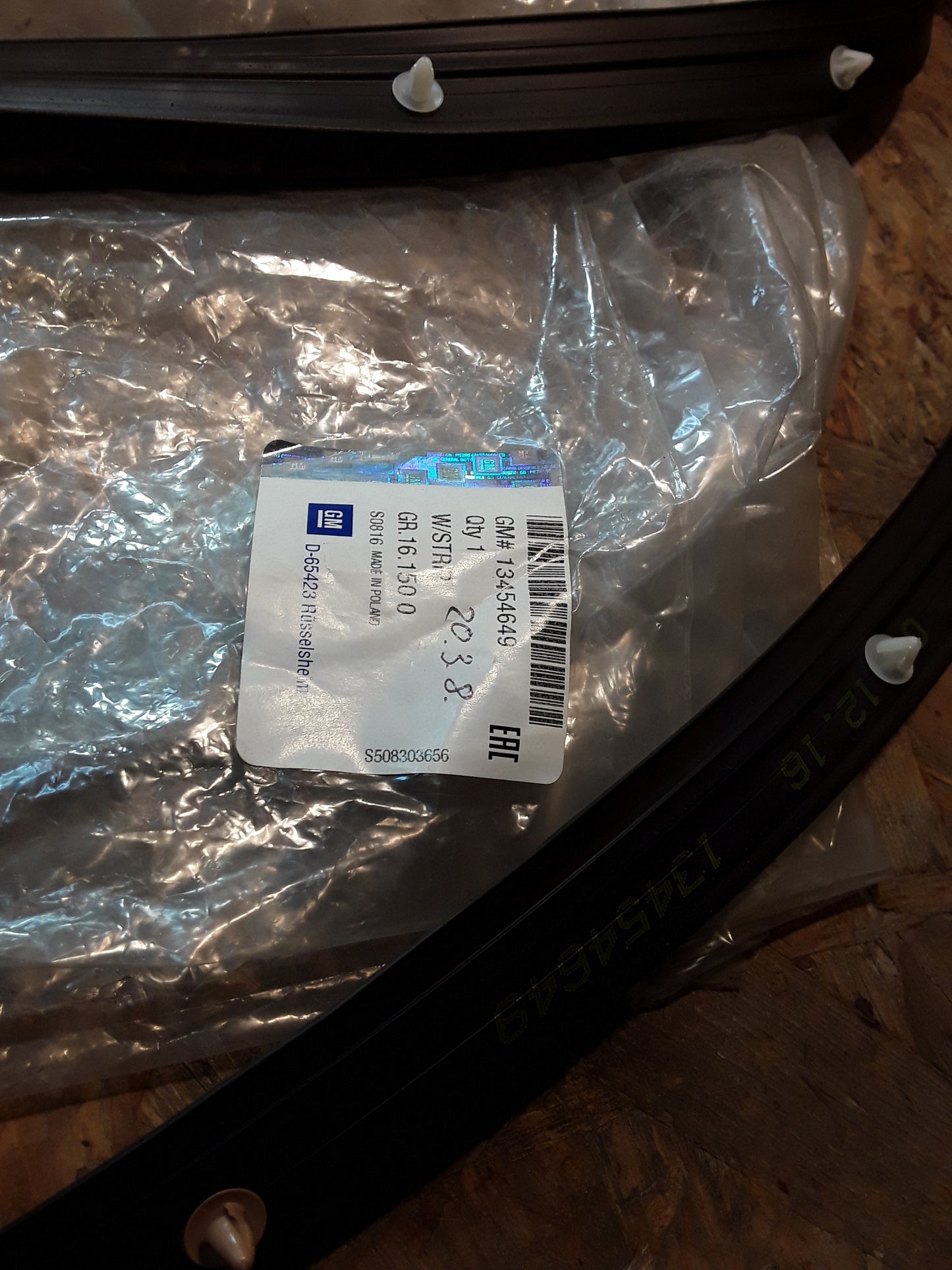 Insignia Türdichtung Gummi vorne links original GM Opel NEU