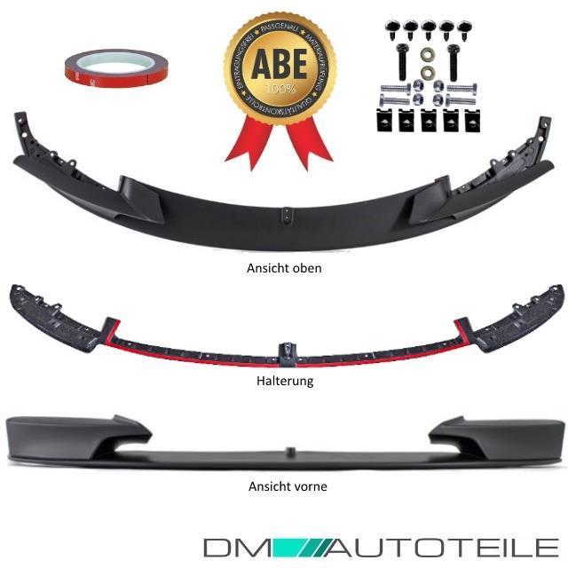 Sport Performance Stoßstange vorne für PDC + Frontspoiler schwarz passend für BMW 3er F30 F31 Serie & M-Paket
