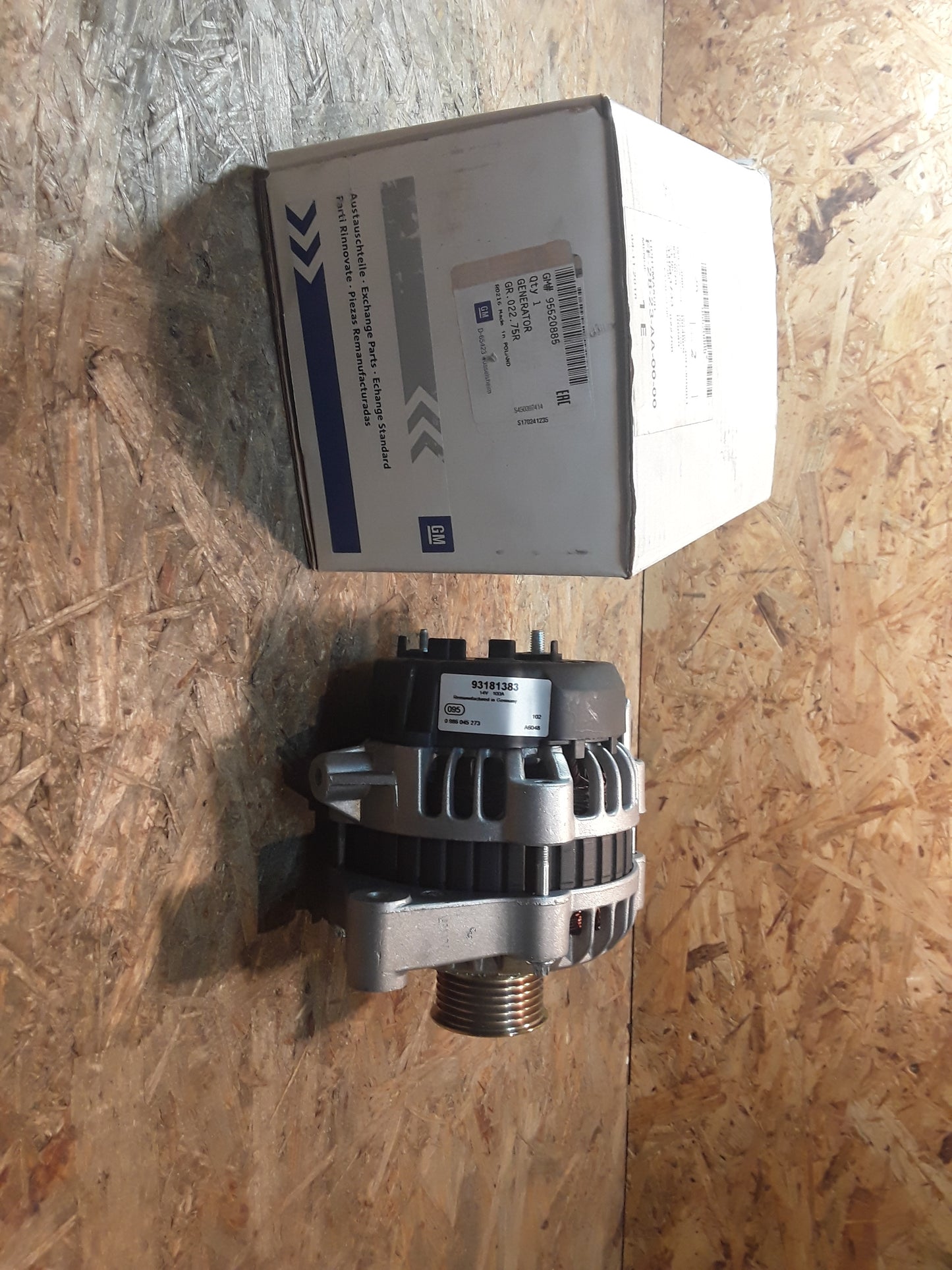 Astra F Calibra A Combo Corsa Tigra Lichtmaschine 14V, 100A original GM Opel NEU