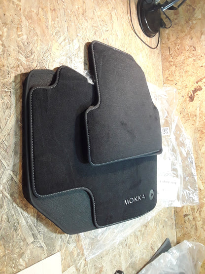 Mokka X Satz Fußmatten Velour original GM Opel NEU