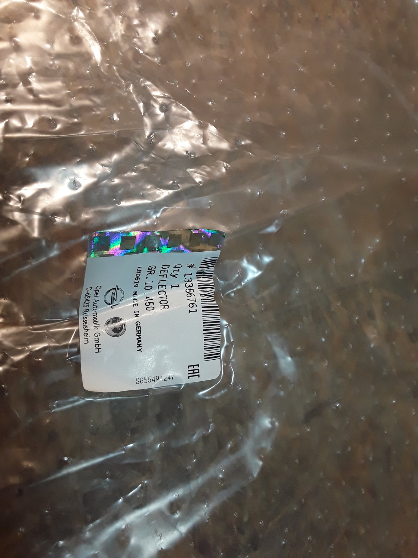 Adam Türfolie Türdichtung Wasserabweiser original GM Opel NEU