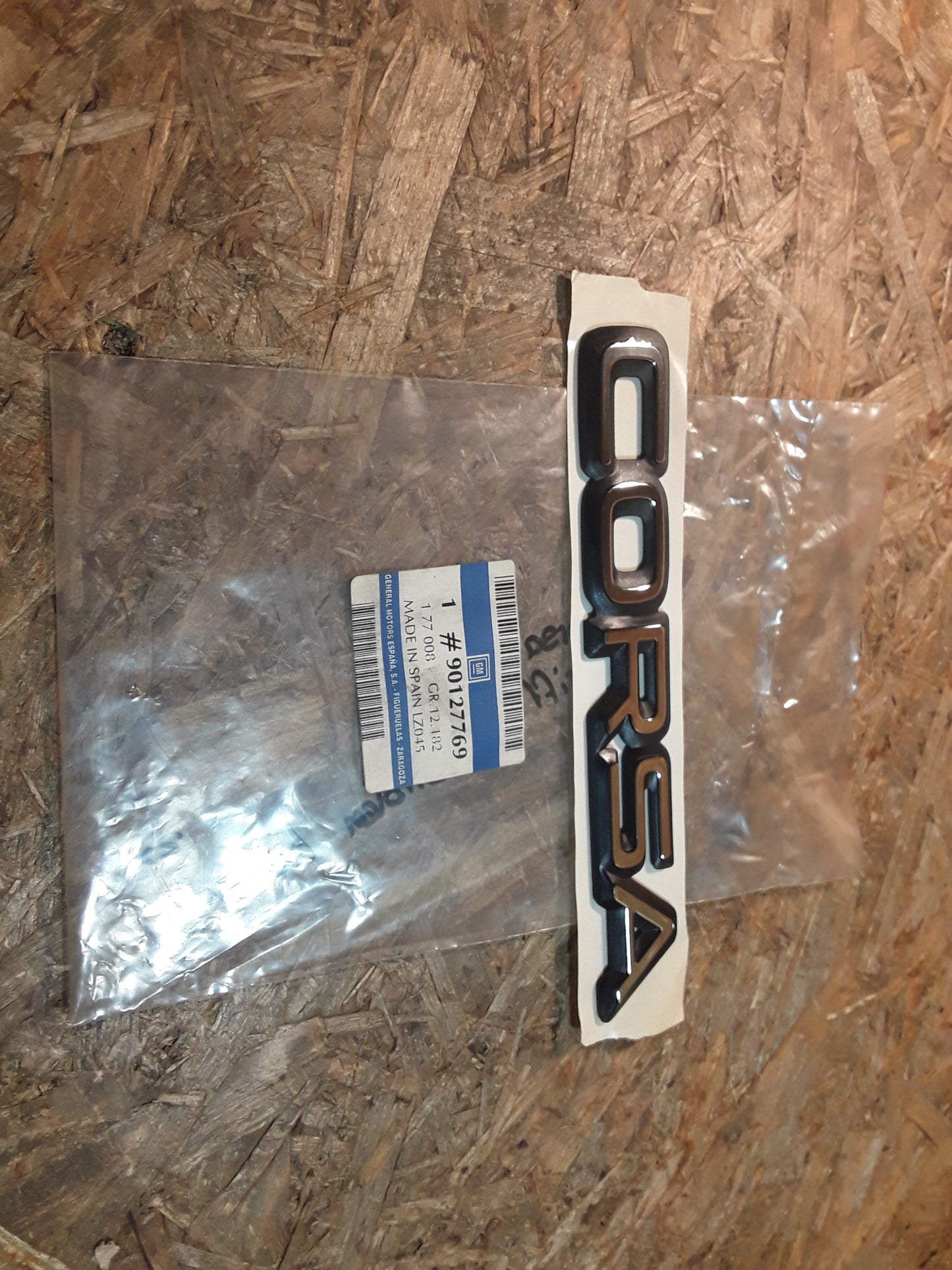 Corsa /A Emblem hinten original GM Opel NEU