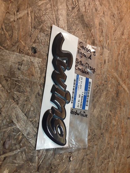 Corsa B Tigra A Emblem Vordertüre original GM Opel NEU