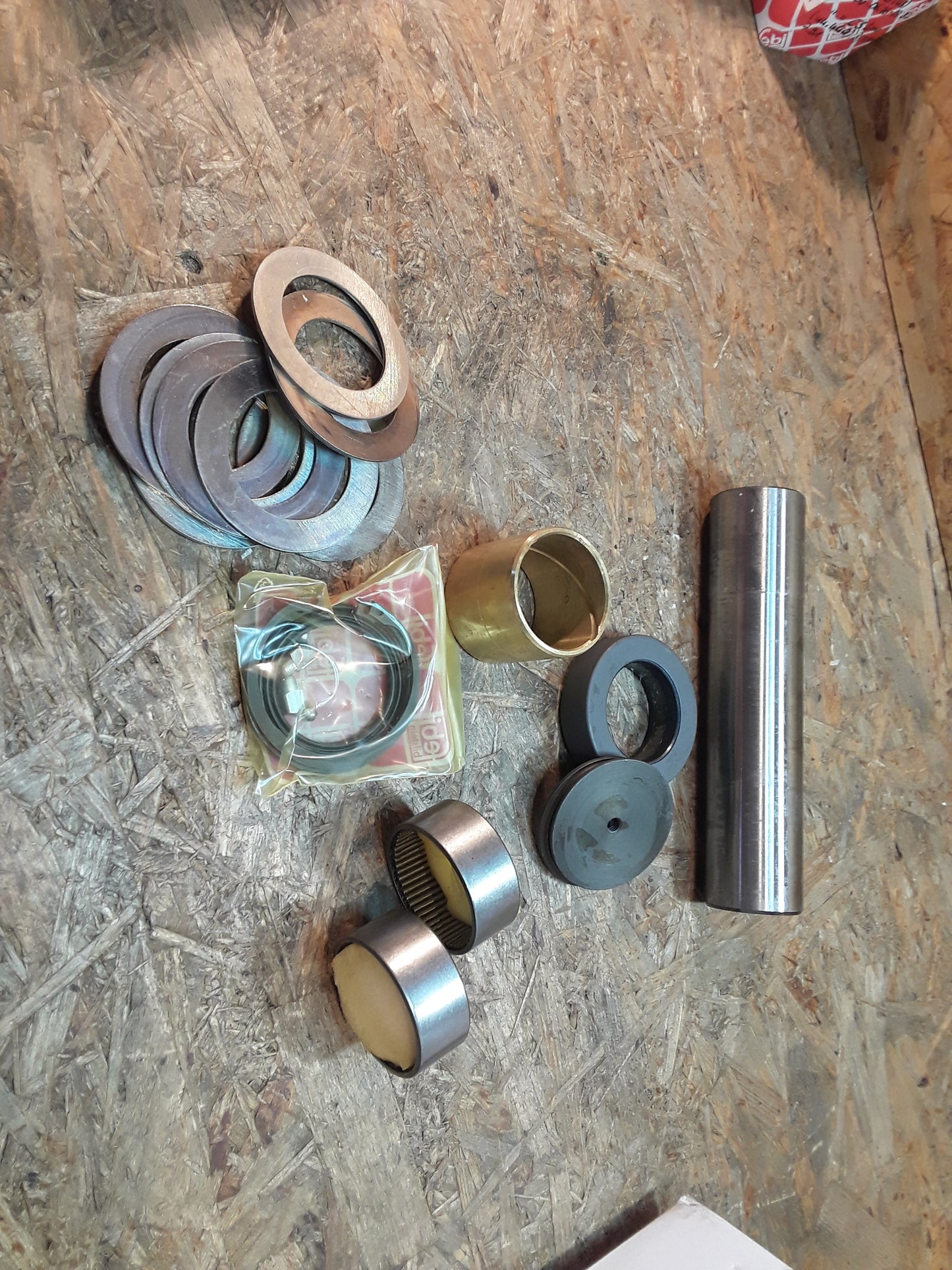 MAN Achsschenkelbolzensatz mit Lager original Febi Bilstein NEU