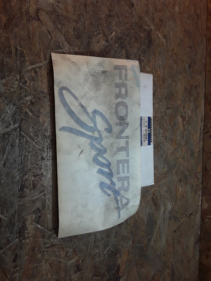 Frontera A "Frontera Sport" Schriftzug selbstklebend original GM Opel NEU