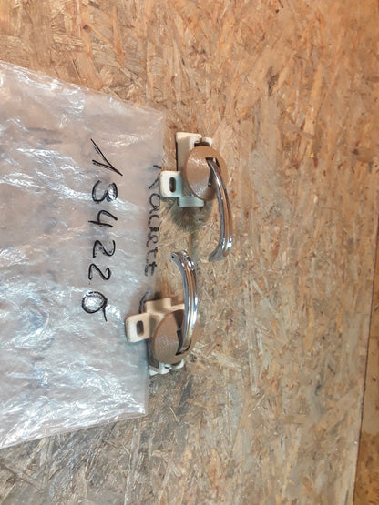 Kadett B Türöffnerset innen, braune Blende original GM Opel NEU