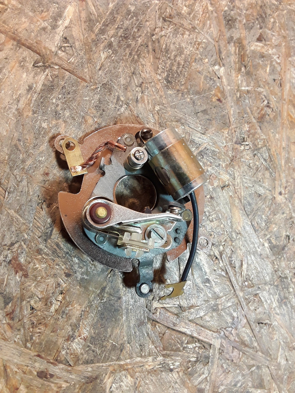 Rekord C Kadett E/E1/D Kontaktplatte an Verteiler original ACDELCO NEU