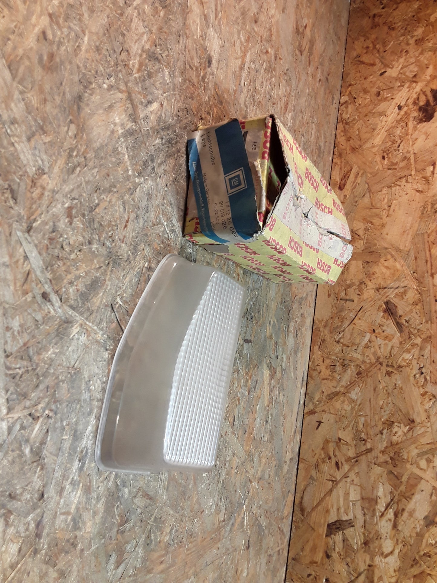 Ascona B Blinkergehäuse Lichtscheibe weiß Plastik original Bosch NEU