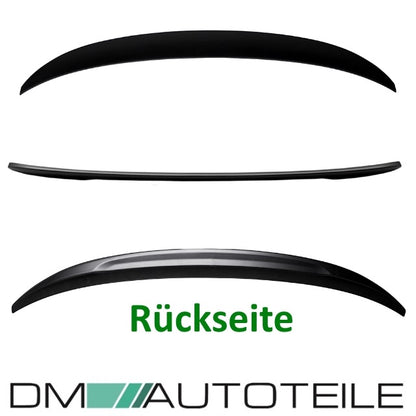 Sport-Performance Heckspoiler SCHWARZ Matt passt für BMW 4er F32 Hecklippe +ABE