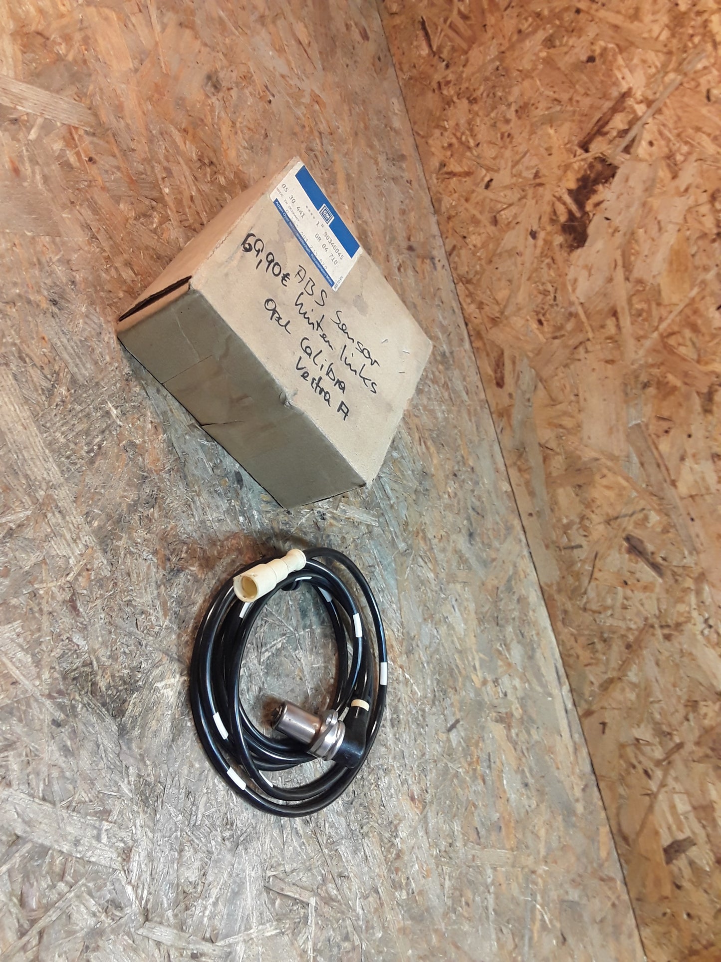 Calibra Vectra A ABS Sensor hinten links original GM Opel NEU