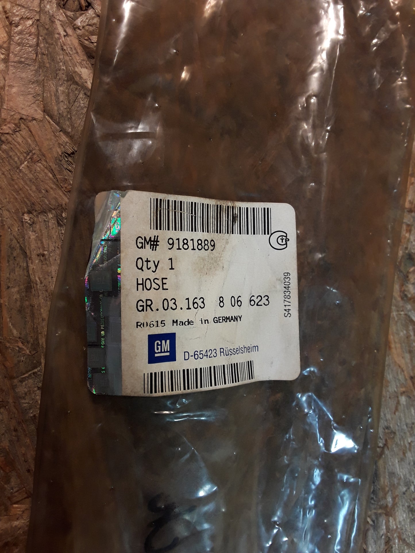Vectra B Entlüftungsschlauch Tankentlüftung original GM Opel NEU