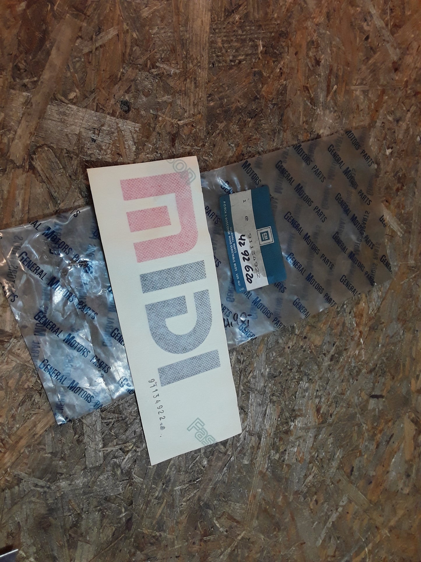 Euromidi Aufkleber "Midi" vorn selbstklebend original GM Opel NEU
