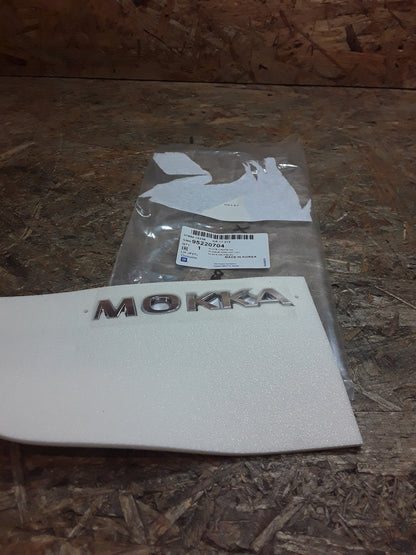 Mokka Mokka X Bj.13-19 Emblem "MOKKA" original GM Opel NEU