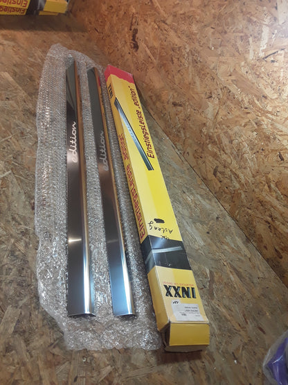 Astra G 2-türig Leisten Einstiegsleistenset Alu original INXX NEU