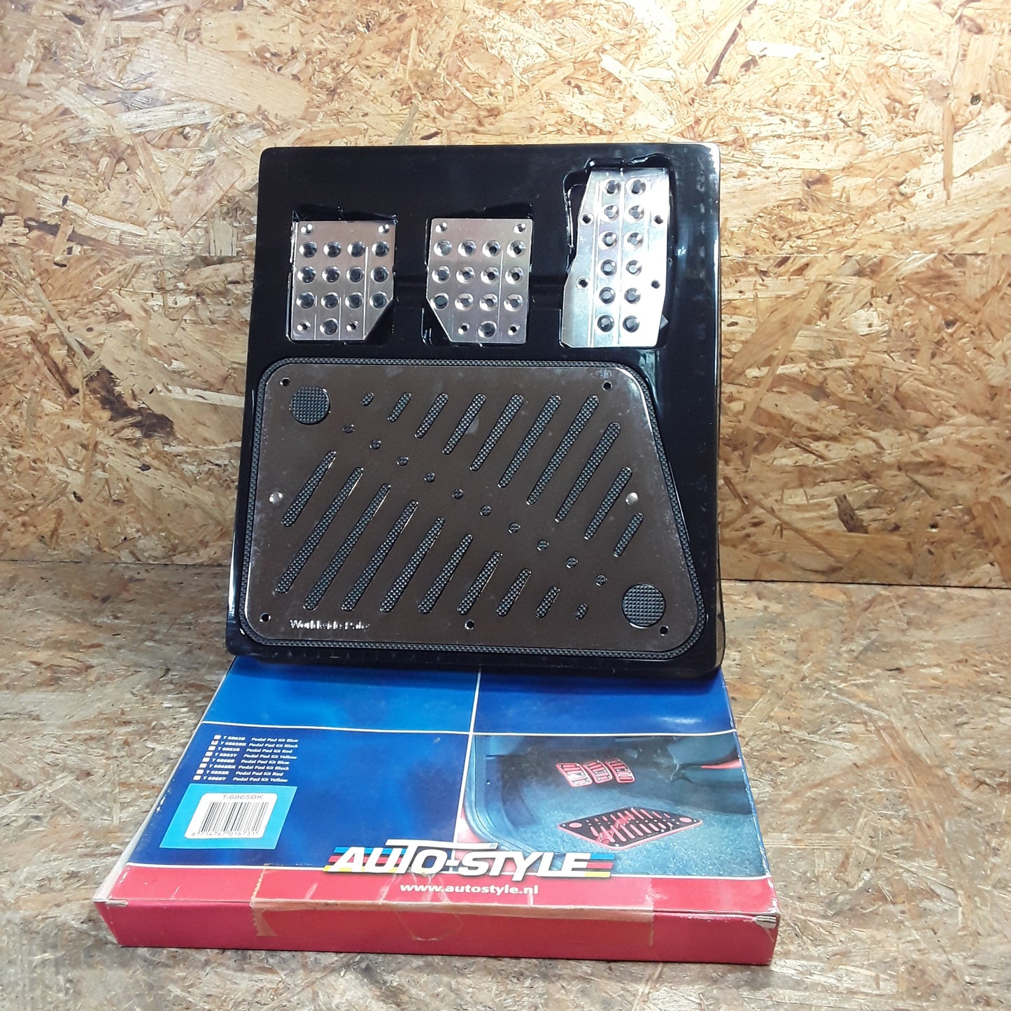 Diverse Fahrzeuge Sportpedal-Set Chrom- Schwarz original AutoStyle NEU