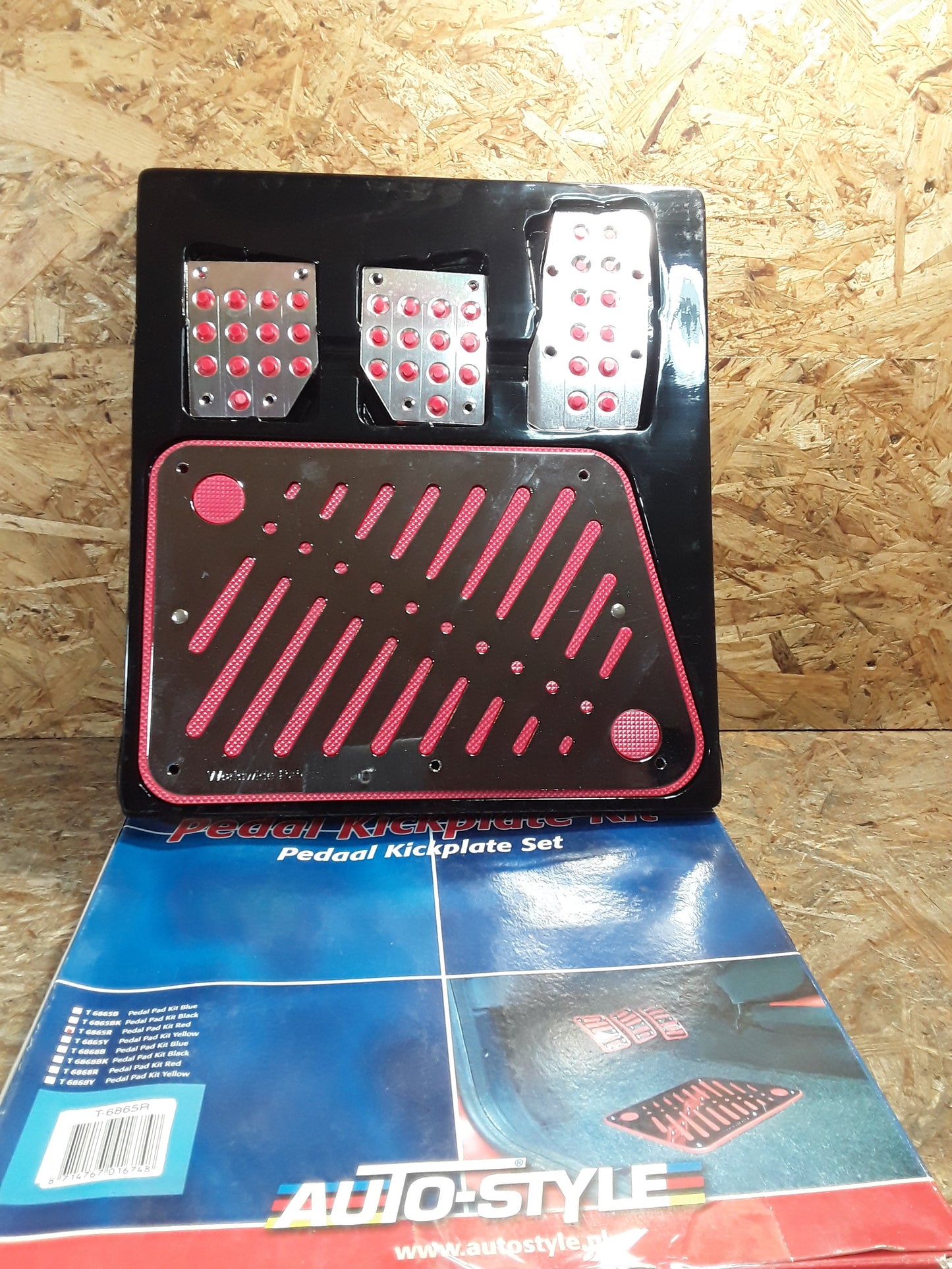 Diverse Fahrzeuge Sportpedal-Set Chrom-Rot original AutoStyle NEU