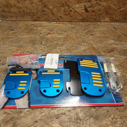Diverse Fahrzeuge Sportpedal-Set blaumetallic gelb original AutoStyle NEU