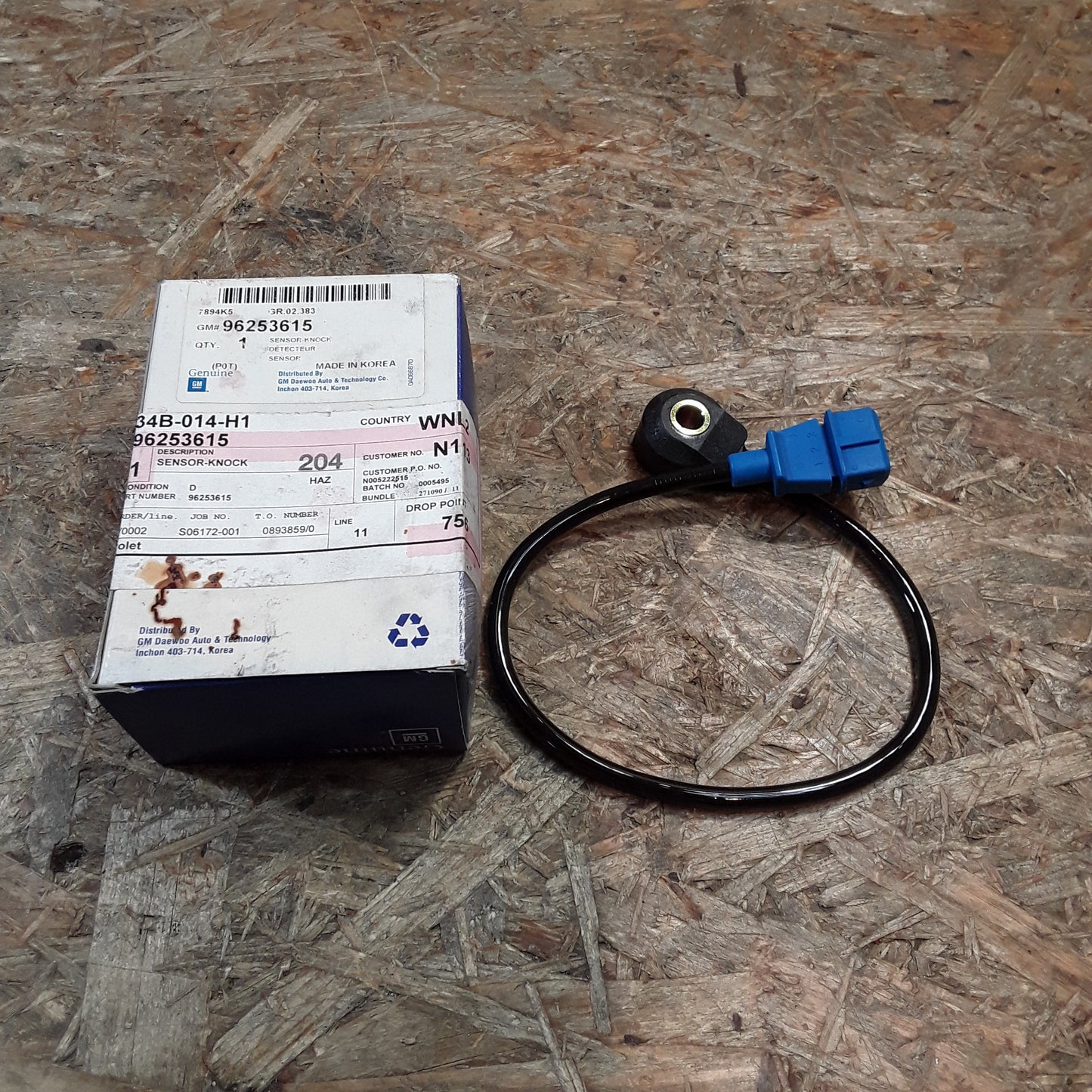 Daewoo Lanos Klopfsensor original GM Opel NEU