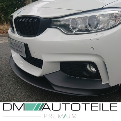 Set Kühlergrill Doppelsteg Schwarz Matt passend für BMW 4er F32 F33 F36 auch für M M4