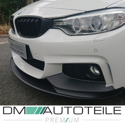 Set Kühlergrill Doppelsteg Schwarz Matt passend für BMW 4er F32 F33 F36 auch für M M4