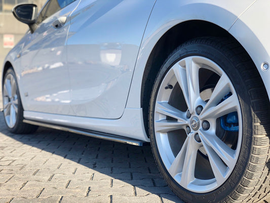 Seitenschweller Ansatz für OPEL ASTRA K OPC-LINE Carbon Look
