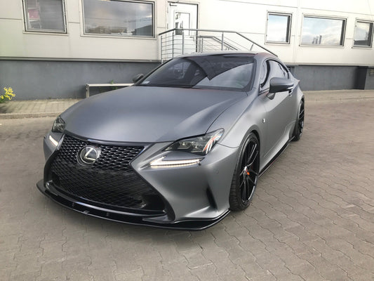Front Ansatz V.1 für Lexus Rc schwarz Hochglanz