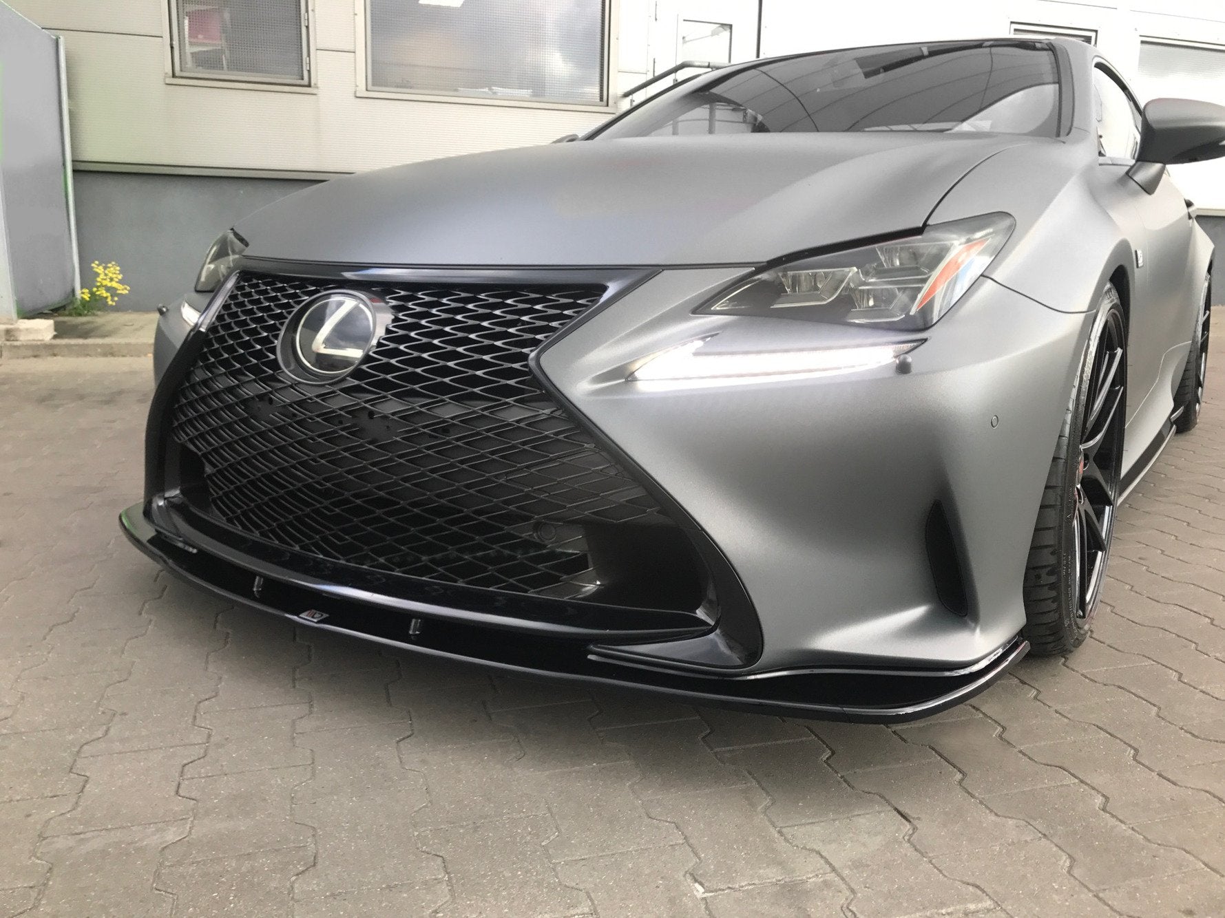 Front Ansatz V.1 für Lexus Rc schwarz matt