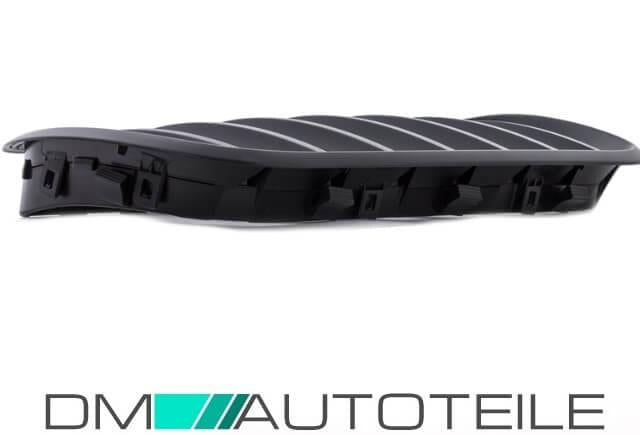 SATZ Kühlergrill Schwarz Matt passend für BMW X5 E70 06-13 + BMW X6 E71 E72 08-15