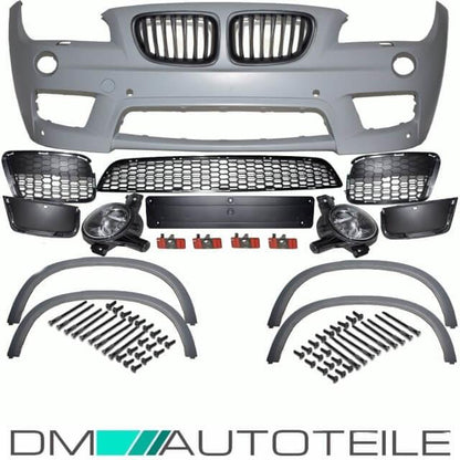 Bodykit Stoßstange Front Seite Heck 09-12 +Zubehör passt für BMW X1 E84 Serie & M-Paket