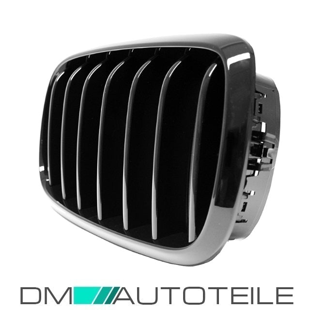 Sport Performance Kühlergrill Gitter schwarz hochglanz passt für BMW X5 F15 / X6 F16 auch M