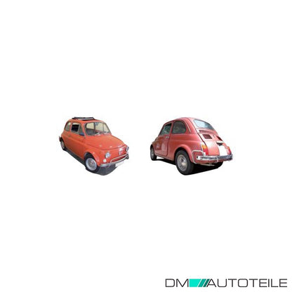 Lüftungsgitter Stoßstangengitter hinten passt für Fiat 500 65-75