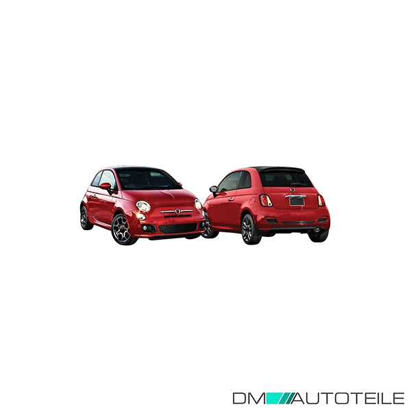 Stoßstange hinten grundiert passt für Fiat 500 12-16