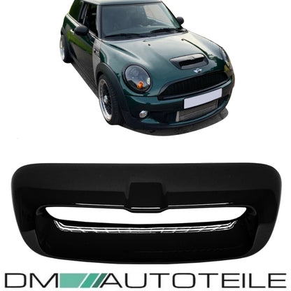Lufteinlass Lufthutze Schwarz Glänzend passt für Mini Cooper S R55 R56 R57 Haube