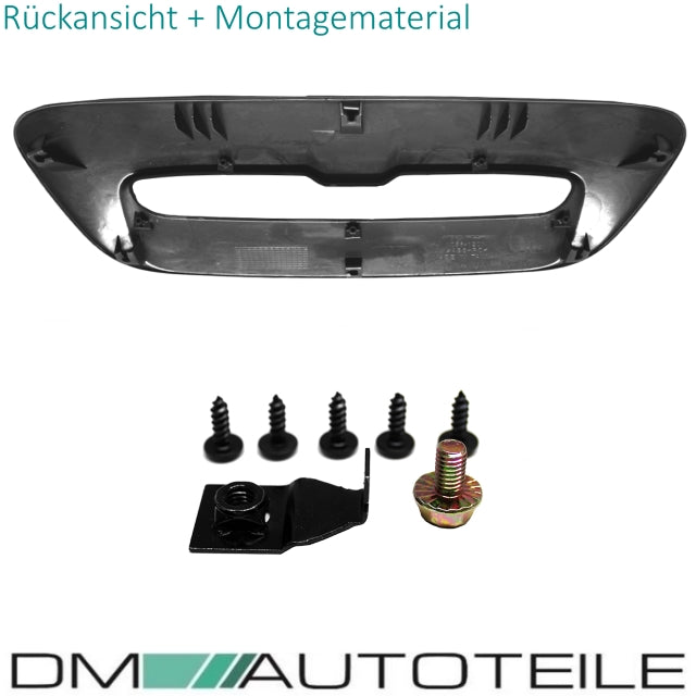 Lufteinlass Lufthutze Schwarz Glänzend passt für Mini Cooper S R55 R56 R57 Haube