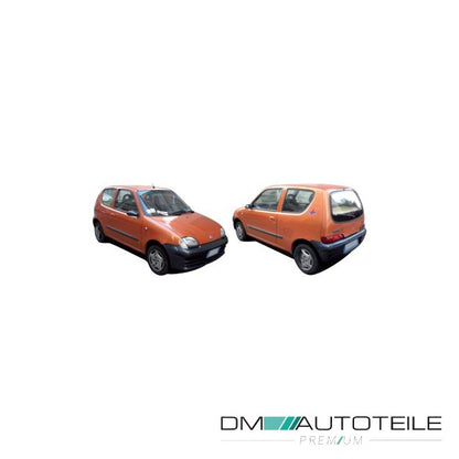 Stoßstange vorne schwarz passt für Fiat Seicento 600 (187) 2000-2010 ohne Klima