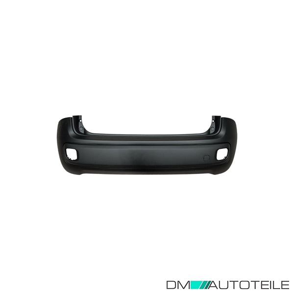 Stoßstange hinten Heck genarbt schwarz passt für Fiat Panda 312 Van ab 2012