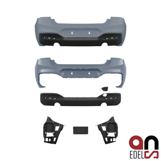 AN Sport Paket Stoßstange hinten grundiert passt für BMW 1er F20 F21 LCI ab 2015 auch M-Paket M135i