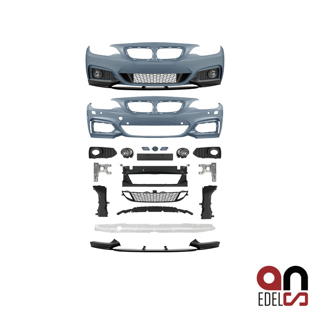 AN Umbau Performance Stoßstange +Spoiler vorne für SRA +mit/ohne PDC passend für BMW 2er F22 F23 Serie & M-Paket Modelle b...