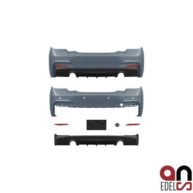 AN Umbau Performance Stoßstange hinten 235i Duplex passend für BMW 2er F22 F23 Serie & M-Paket Modelle bj. 14>