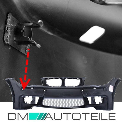 Sport Stoßstange vorne PDC/SRA passt für BMW 1er E81 E82 E87 E88 + Grill + ABE*