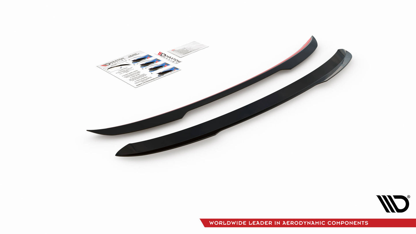 Spoiler CAP für Renault Clio Mk5 Carbon Look