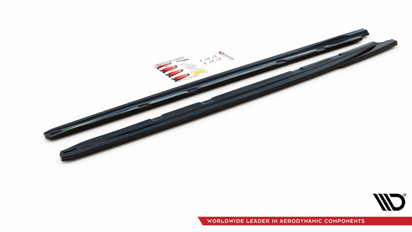 Seitenschweller Ansatz für V.5 Seat Leon Cupra / FR Mk3 FL Carbon Look